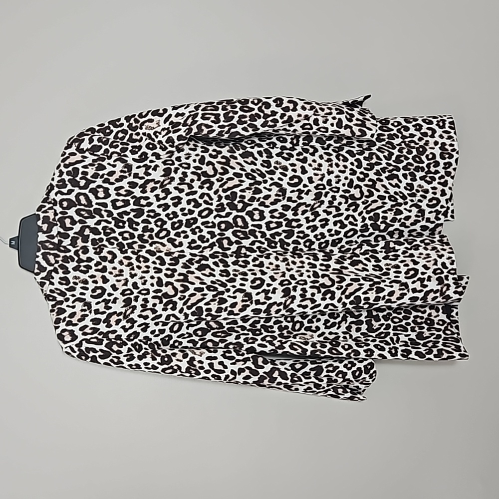 H&M Leopard Blazer Sz 8 - Picture 8 of 11